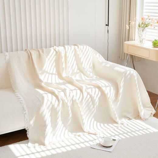 Jingxun sofa towel full cover cloth cream style cotton yarn camping blanket sofa cushion cover towel four seasons universal sofa cover 1.8*3m