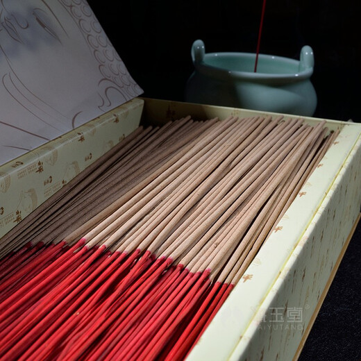 Peace incense, Gong incense, Guanyin incense, home use in front of the Buddha, natural incense, bamboo stick incense, home worship supplies, D70-20, a box of peace incense