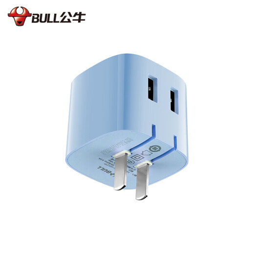 BULL Charger Laptop Fast Charging PD20w65w35w Charging Head Type-C Fast Charging Xiaomi Huawei Charger Dual USB Ports Automatic Power Off Anti-Overcharging Charging Head [Anti-overcharging: Dual USB Ports] U212TB