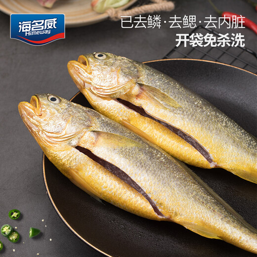 Haimingwei Ningde Sande Yellow Croaker 2Jin Jin is equal to 0.5kg/2 net weight large yellow croaker, fresh fish, seafood and aquatic products