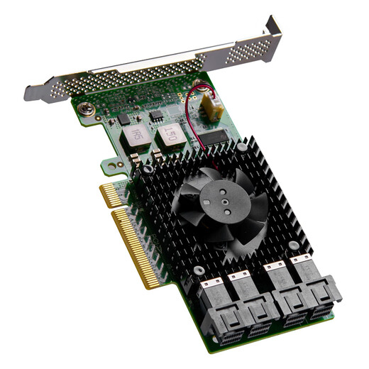 芯梦达（XINMONDA） PCIe扩展卡8口8643转8639 U.2固态硬盘转接卡RAID阵列卡 x8转4口SFF-8643 U.2 NVMe扩展卡 8643转8639 U.2扩展卡+高速数据线