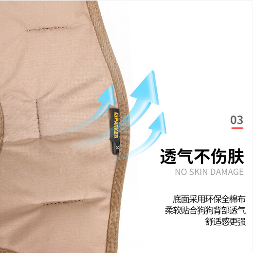 Outstanding Dog Harness German Shepherd Leash Large Dog Harness Vest Type Dog Leash Edge Collar Doberman Explosion-proof Dog Leash Black/Dog Leash Not Included L Size (Recommended Weight 50-80 Jin Jin is equal to 0.5 kg)