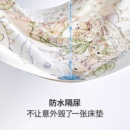 BUBBLE TREE Baby Sheet Washable Diaper Pad Waterproof Sheet Mattress Class A Pure Cotton Children's Baby Pad Newborn Wish Car-Pure Cotton Style Skin Friendly and Breathable Cotton Comfortable Sleeping 120*60CM