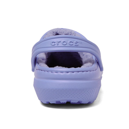 Crocs winter cotton slippers warm and comfortable children's clogs non-slip wear-resistant boys and girls shoes 207010_5PY crystal purple 34-35 (217mm)
