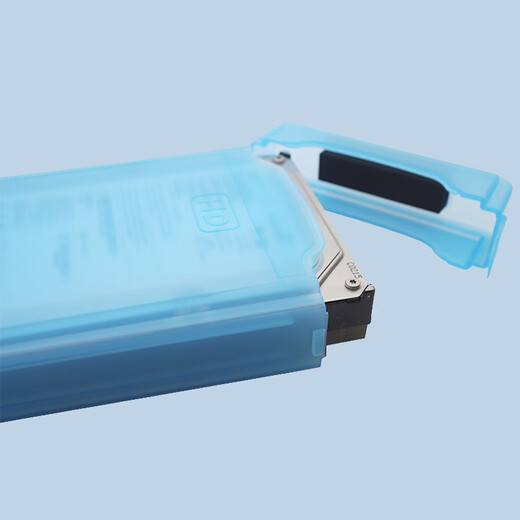 HuaGu 2.5/3.5-inch hard drive storage box 2.5-inch color multi-purpose protective box Desktop 3.5 mechanical storage PP plastic moisture-proof box Transparent SSD box (3.5-inch) Transparent 1 pack