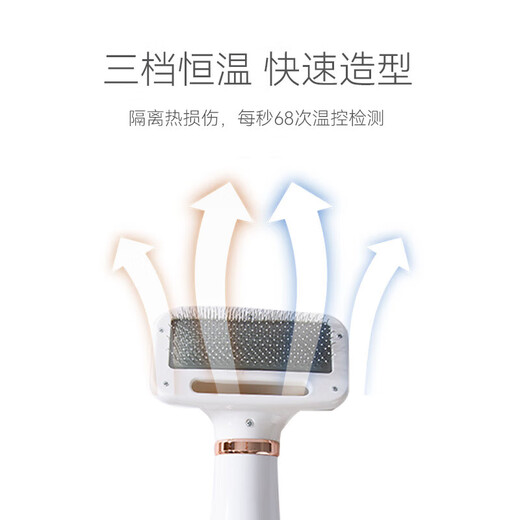 Pet hair dryer, pet grooming comb, dog and cat blowing and pulling, air blowing, combing and drying, blowing and combing one