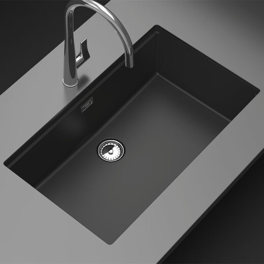 SCHOCK German Shuoke kitchen large single sink sink Greenwich N-100XL third generation granite sink Silverstone silver lime