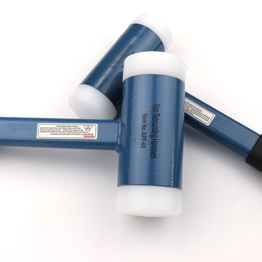 EXPLOIT industrial-grade installation hammer rubber hammer nylon non-elastic hammer steel pipe handle installation hammer 50mm