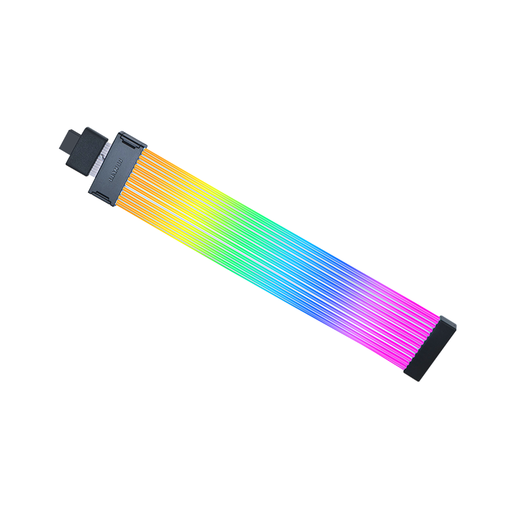 LIANLI Lianli Strimer Yicai neon color line fourth generation wireless version graphics card extension cable 12+4-Pin widened version power extension cable RGB cable