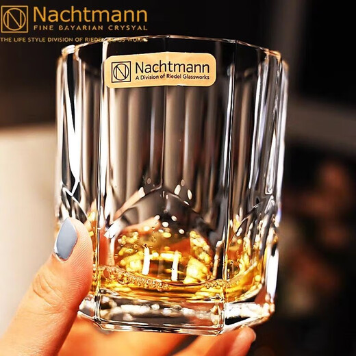 Fantasy German imported crystal glass household water cup juice cup whiskey cup foreign wine cup beer tea cup water set 4 color boxed whiskey cup 324 ml