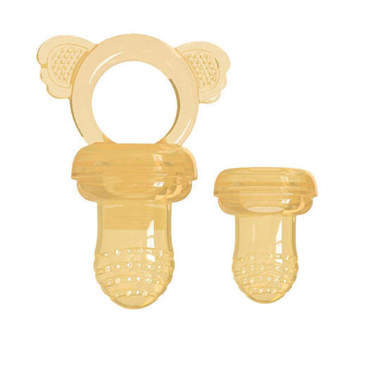 Audemars Piguet Fruit and Vegetable Baby Fruit Baby Fruit Soothing Teether for babies over 6 months old, Fruit-eating Artifact, Baby Food Bowl and Spoon Complete Set, 5 Pack