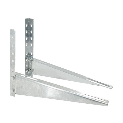 OIMG stainless steel air conditioner outdoor unit bracket galvanized air conditioner rack outdoor unit bracket thickened hanging rack air conditioner rack outdoor unit 1.5P thickened galvanized bracket 1.8mm (no screws