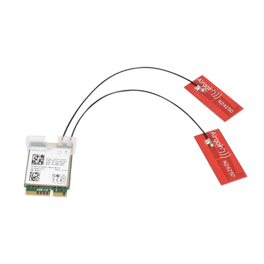 gxlinkstarWiFi6 AX210/AX211/1675x/1690i千兆三频5400M蓝牙5.3笔记本台式机无线网卡内置M.2接口WiFi接收器 Killer1675x芯片+内置天线*2条【套餐】