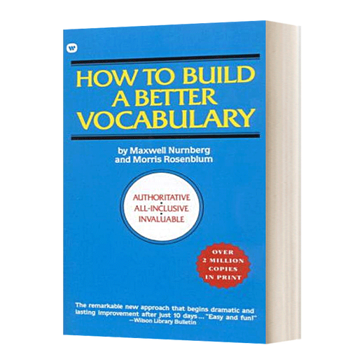 How to Build a Better Vocabulary English original How to learn words better English version Imported English original book
