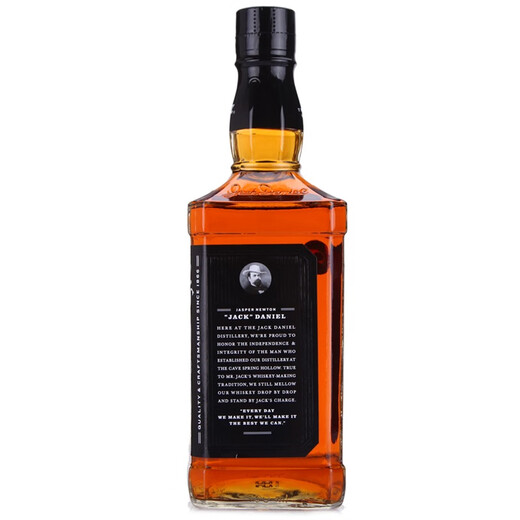杰克丹尼（Jack Daniels）美国田纳西州调和型进口威士忌洋酒 节日礼物 黑标700ml