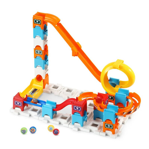 VTech (vtech) Children's Toy Building Blocks Rolling Ball Adventure Racing Track Assembly STEAM Educational Thinking Development 80-51930 80-519300 Ball Adventure