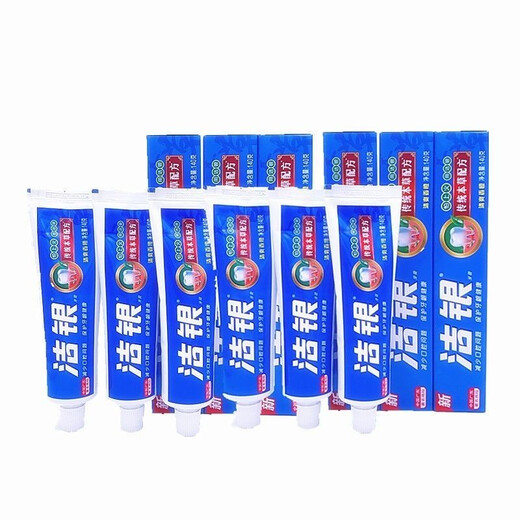 高露洁（Colgate）劲白小苏打牙膏 本草洁银 美白亮白牙齿牙黄牙渍含氟成人 【超值组合】洁银牙膏 140g*6支