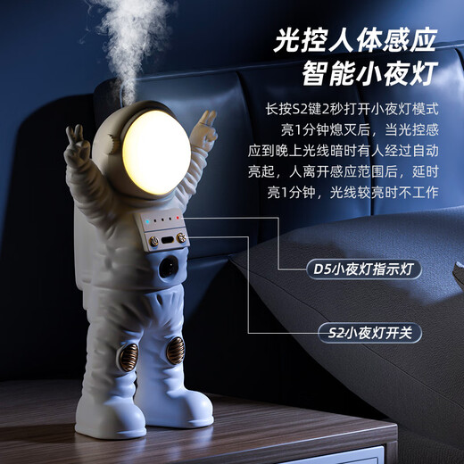 South Sandwich Aromatherapy Machine Automatic Fragrance Machine Astronaut Aromatherapy Machine Automatic Fragrance Machine Home Incense Bedroom Bathroom Toilet Hotel Car Aroma Diffuser White Aromatherapy Night Light Gardenia + Sandalwood