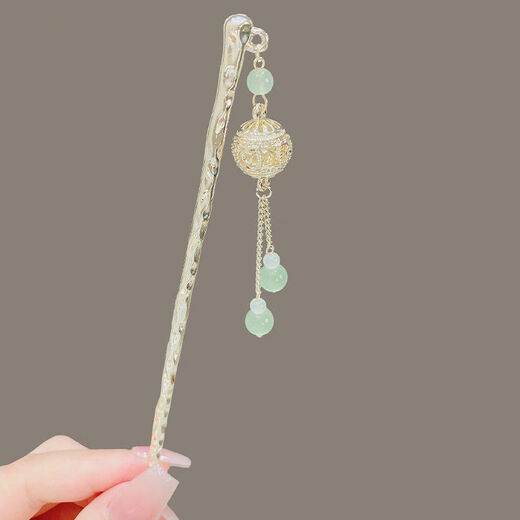 Tianzhu Pavilion ancient style tassel hairpin for women, high-end new Chinese style hairpin, modern cheongsam, Hanfu headwear, lantern bell, tassel hairpin
