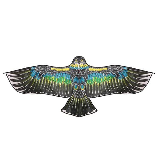Sound en direct Eagle Kite Enfants adultes Weifang Kite Super Large Breeze Easy Fly Kite Reel Outdoor Parent-Child Boy and Girl 1,8 mètres Eagle Kite + 300 mètres Wael Wheel