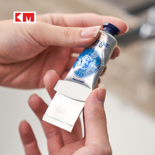 KOMEKI挤小样挤压器神器牙膏夹子取试用片分装袋装乳液刮护肤化妆品 货号1283#-白色
