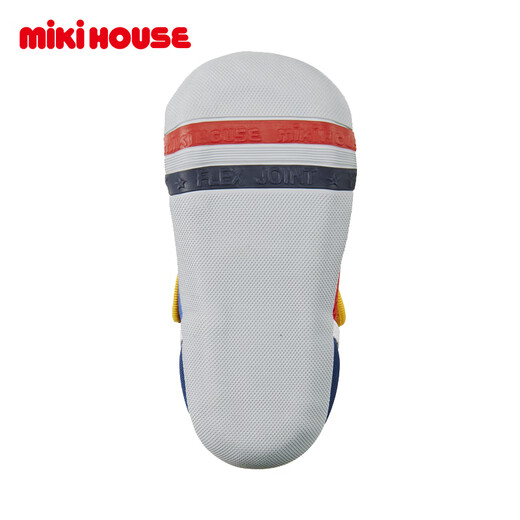 MIKIHOUSE Shopping mall same style Japanese-made double-layer mesh summer breathable toddler sandals for boys and girls, non-slip and breathable, red and yellow, one section 12 (suitable for feet 11.5cm long) one section