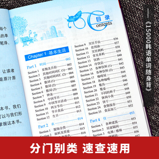 新标准韩国语口语词汇零基础自学入门教材 零起点韩语金牌入门+15000韩语单词随身背（套装共2册）