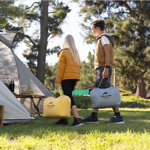 Naturehike Children's Growth Envelope Sleeping Bag School Primary School Students Lunch Break Nap Quilt for Adults Outdoor Camping Comfort Temperature 6/Brassica Yellow 1.4kg