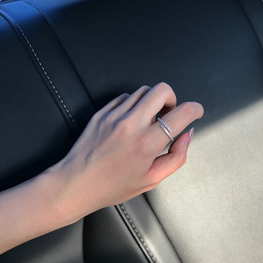 Ring women's retro personality ins new fashion pinky tail ring Korean style Chinese simple cold style internet celebrity ring open ring rose gold