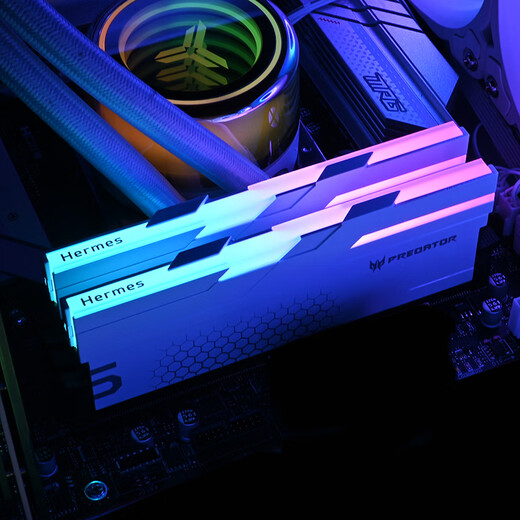 Acer PREDATOR 32G (16G 2) set DDR5 6000 frequency desktop memory stick Hermes Ice Blade series RGB light strip (C28) white AI computer accessories
