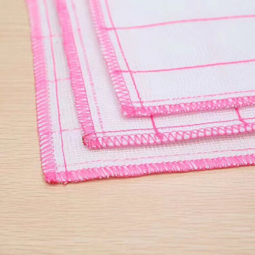Pure cotton gauze dishwashing cloth, thickened, non-stick, easy to clean, good kitchen tablecloth, household lint-free, absorbent rag, cotton gauze dishwashing cloth, 10 pieces