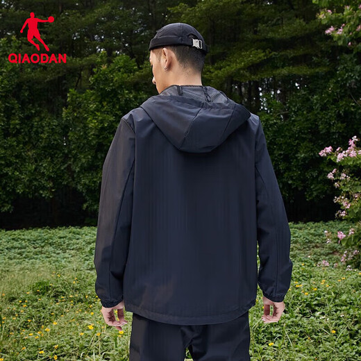 Jordan Sports Jacket Men's 2025 Autumn New Hooded Windbreaker Men's Casual Jacket Three-proof Outdoor Charge Sportswear Men
