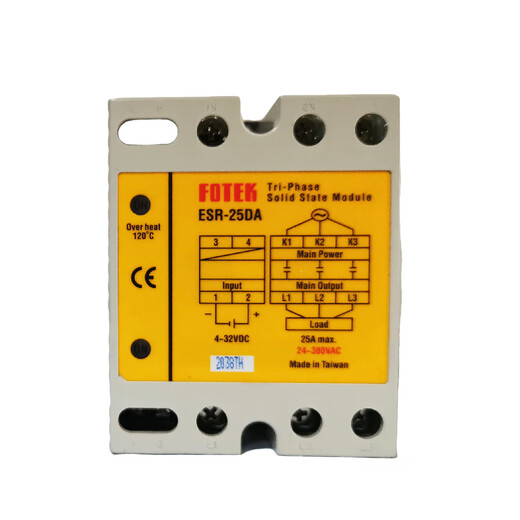 FOTEK Yangming three-phase solid state relay ESR-40DA/25DA/60DA/80DA/100DA-H ESR-40AA-H