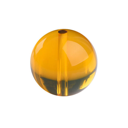 Qinrui 5A blue amber loose beads round beads purified gold orchid amber single beads multi-bead Buddha beads bracelet star and moon bodhi accessories 23mm