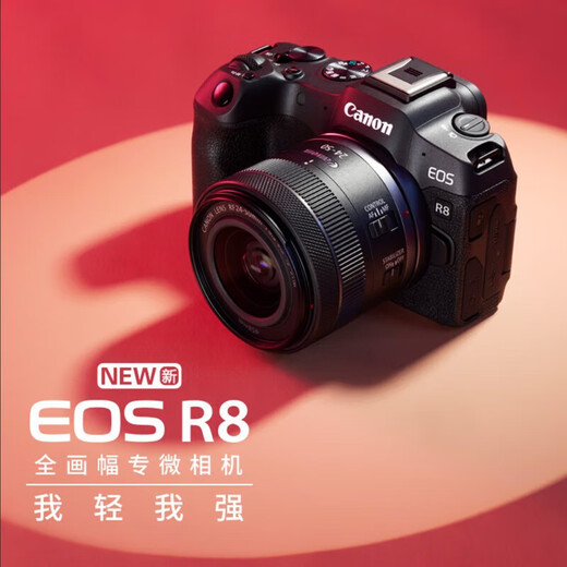 Canon EOS R8 full-frame professional mirrorless camera 4K Vlog live video home travel camera RF24-105mm IS STM zoom travel fun set