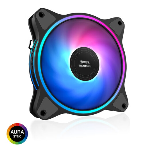 Gamer G3 ARGB colorful light effect supports divine light synchronization chassis cooling fan set (3 fans + hub + remote control)