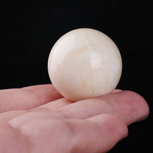 Moshe Russian high porcelain white beeswax single beads, loose beads, round beads, multi-treasure star and moon bodhi bracelet accessories, waist beads and top beads, 12mm 1 piece