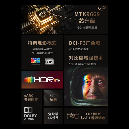 BenQ W2710 Projector Home Projector Home Theater (4K Ultra HD 2200 Lumens HDR-PRO DCI-P3)