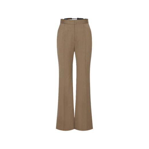 
TIE FOR HERLC GANDI Series Twelve-point Women's Wide Leg Pants TieForHer TSOQ Brand Founding Series Khaki Brown GANDI826 S