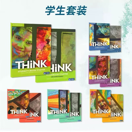 [Image chinoise authentique] Cambridge importé d'origine Think Starter 12345 Niveau pour enfants Middle School English Manuels avec compte en ligne Think Manuel Thinking Ket / Pet Examin Teaching Aids English Training Training Picture Chine