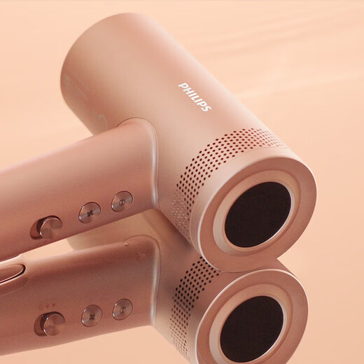 Philips (PHILIPS) high-speed hair dryer hair dryer household high-speed quick-drying hair care 360 million negative ions scalp soft care technology magnetic suction air nozzle 7 series gilt barrel pro BHD737 water light powder