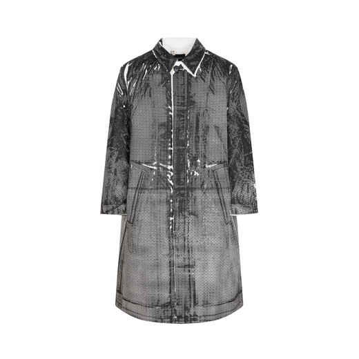 Sketch Neil Barrett co-branded Sketch autumn and winter new loose lapel windbreaker casual mesh fashion jacket 001 black S