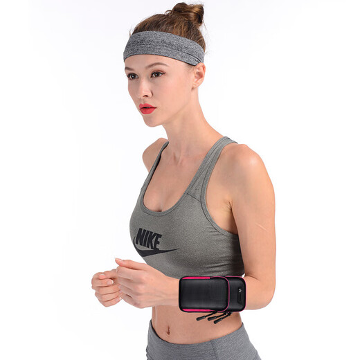 OEMG outdoor men's and women's sports running mobile phone arm bag equipment fitness arm sleeve arm bag wrist bag universal blue (not cross-body)