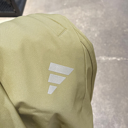 Adidas (adidas) sports pants men's pants 2025 autumn and winter casual pants woven plus velvet loose straight pants trousers JX1788 JX1789 green trousers snap button M