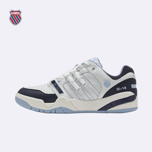 盖世威（K·SWISS）【秀场同款】休闲鞋男女春季情侣款休闲时尚满贯鞋9275-US 107温布尔登白/海军蓝/天青蓝 40 男
