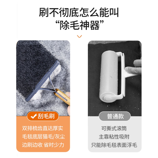 Zigman stainless steel pet shaver to remove dog hair and cat hair cleaner, cat hair removal comb, bed and sofa hair remover, stainless steel pet hair sticker