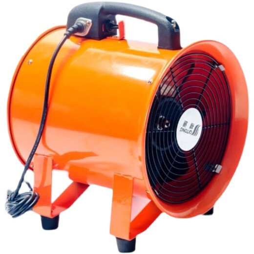 Customized portable duct axial flow fan ventilation equipment marine high-power moisture-proof mobile air supply industrial machine 250mm air duct 5 meters