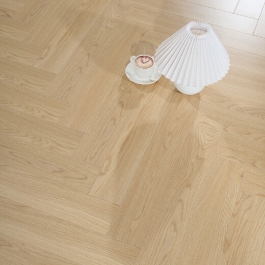 Ougejia neuer Dreischicht-Creme-Stil-Fischgramm 14mm fester Holzlaminatböden für umweltfreundliche wasserdichte Bodenheizung von Haushalten kann 9905-Herringbone-Größen-Hilfsmaterialien für Quadratmeter installiert werden