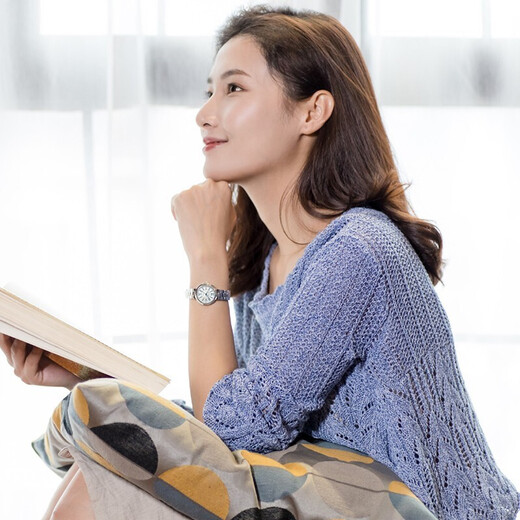 Casio (CASIO) watch women's sheen series sapphire mirror business fashion versatile guardian watch for women to give to girlfriend trendy watch SHE-4528D-7A sapphire mirror