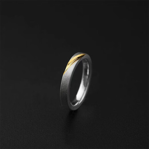 Banidier (Yin Nian) ring men's trendy Korean version men's single student index finger ring female couple's tail ring gift for boyfriend, one men's model (the opening can be adjusted in size)